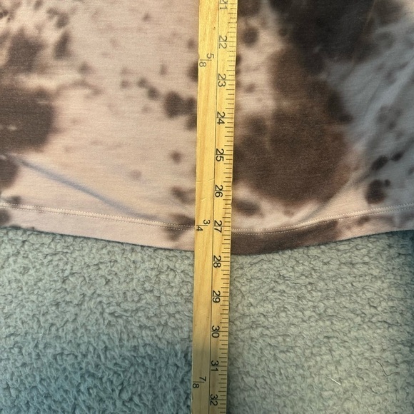 Lululemon Mens Space Tie-Dye T-Shirt size M Short Sleeve Cotton Blend Pink - Picture 7 of 7